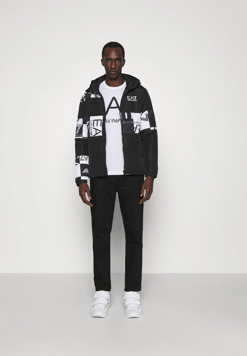 EA7 Emporio Armani Homme T Shirt à Manches Longues White/black 2 EA7 Emporio Armani Homme T Shirt à Manches Longues White/black – Image 2