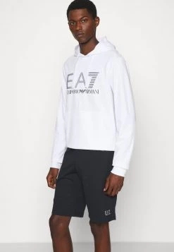 EA7 Emporio Armani BERMUDA Pantalon De Survêtement Dark Blue/silver Homme -EA7 Emporio Armani Soldes Magasin 0230f9edfebc4acea0840ddc6561ea6a