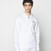 EA7 Emporio Armani Sweat à Capuche Zippé White Homme