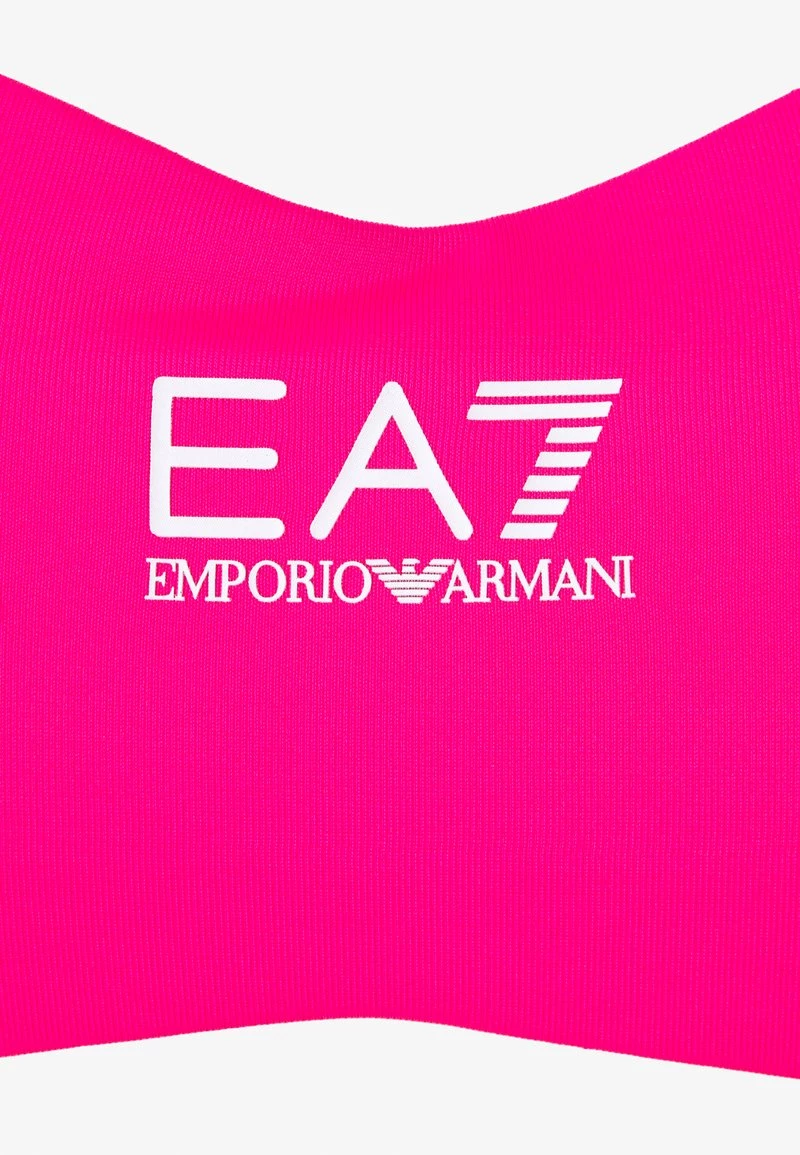 EA7 Emporio Armani SEAWORLD MAXI LOGO BAND Bikini Pink Fluorecent Femme 8 EA7 Emporio Armani SEAWORLD MAXI LOGO BAND Bikini Pink Fluorecent Femme – Image 8
