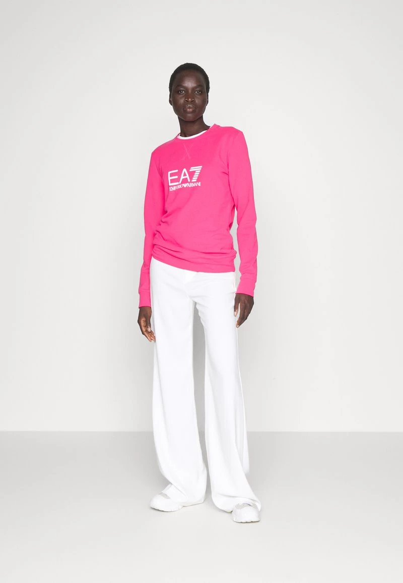 EA7 Emporio Armani Femme Sweatshirt Pink 2 EA7 Emporio Armani Femme Sweatshirt Pink – Image 2