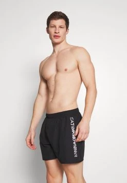 EA7 Emporio Armani SEA WORLD LOGO Short De Bain Nero/silver Homme