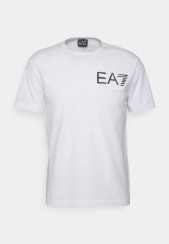 EA7 Emporio Armani T Shirt Imprimé White Homme -EA7 Emporio Armani Soldes Magasin 0a5a0f745e7a48cfb66694129a9b3337