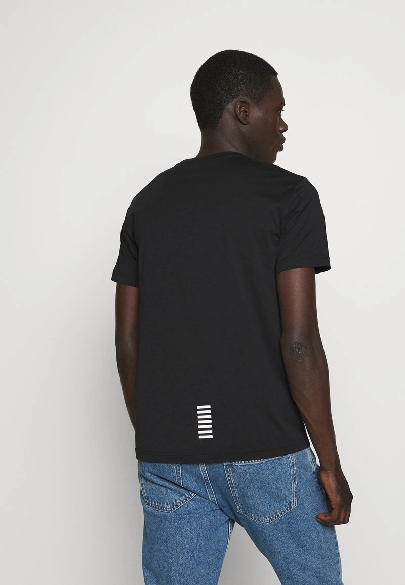 EA7 Emporio Armani T Shirt Basique Black Homme 3 EA7 Emporio Armani T Shirt Basique Black Homme – Image 3