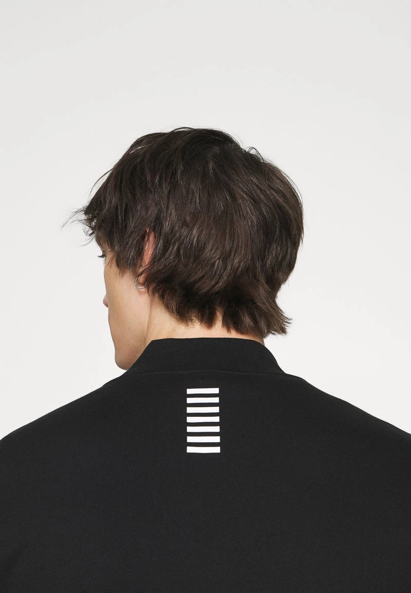 EA7 Emporio Armani Homme Sweat à Capuche Zippé Black 4 EA7 Emporio Armani Homme Sweat à Capuche Zippé Black – Image 4