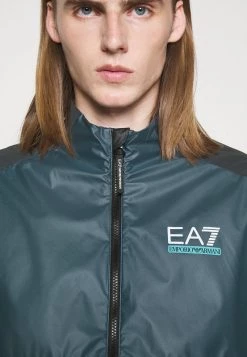 EA7 Emporio Armani Veste Légère Black/teal Homme -EA7 Emporio Armani Soldes Magasin 0d9f5deb666241cc9f17707787f29375