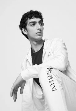 EA7 Emporio Armani Sweat à Capuche Zippé White Homme -EA7 Emporio Armani Soldes Magasin 10dc153db249444cb0826d809f811011