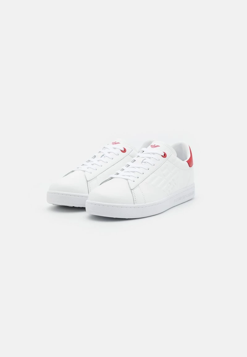 EA7 Emporio Armani UNISEX Baskets Basses White/racing Red 2 EA7 Emporio Armani UNISEX Baskets Basses White/racing Red – Image 2