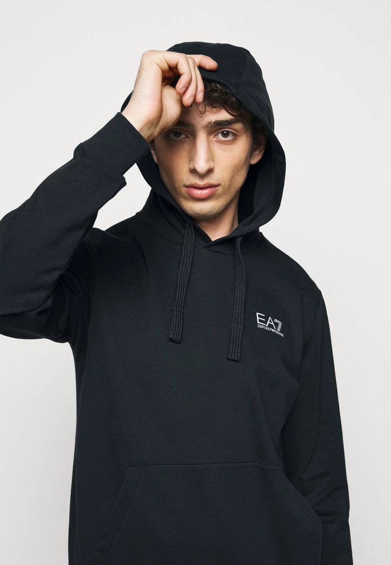 EA7 Emporio Armani Sweat à Capuche Dark Blue/silver Homme 5 EA7 Emporio Armani Sweat à Capuche Dark Blue/silver Homme – Image 5
