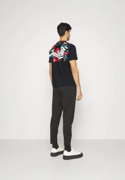 EA7 Emporio Armani Homme T Shirt Imprimé Black -EA7 Emporio Armani Soldes Magasin 16c282faec594bbfbafdeaa7de8dd6cc
