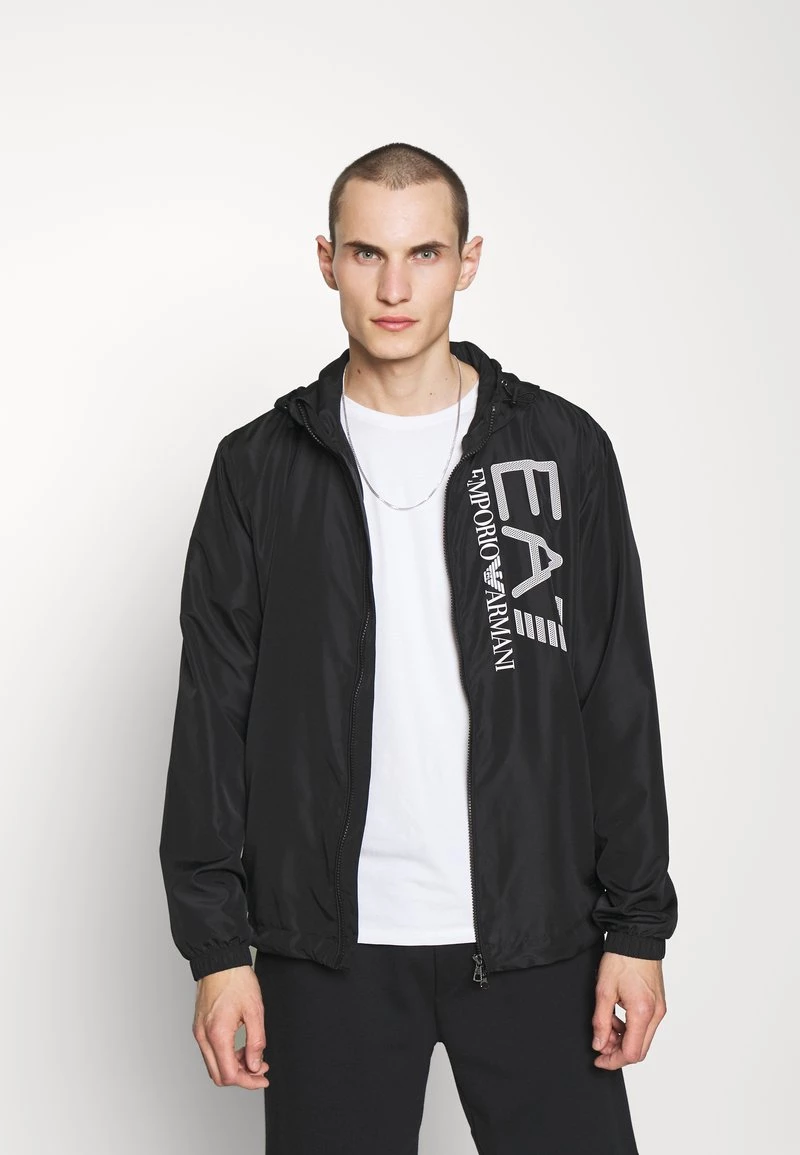 EA7 Emporio Armani Veste Coupe Vent Black Homme 1 EA7 Emporio Armani Veste Coupe Vent Black Homme