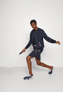 EA7 Emporio Armani TENNIS CLUB DRESS Robe De Sport Dark Blue Femme -EA7 Emporio Armani Soldes Magasin 1ac2ee94733d424c91688880205e7a5e