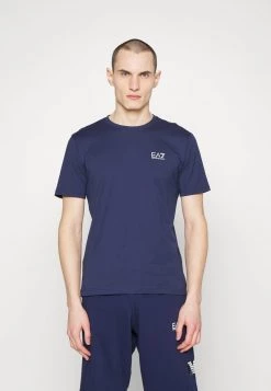 EA7 Emporio Armani Homme T Shirt Imprimé Dark Blue