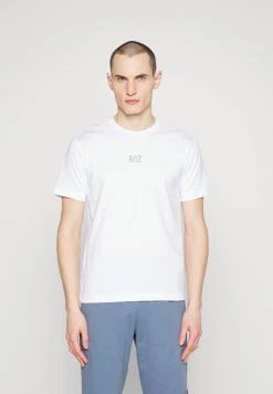EA7 Emporio Armani Homme T Shirt Imprimé White