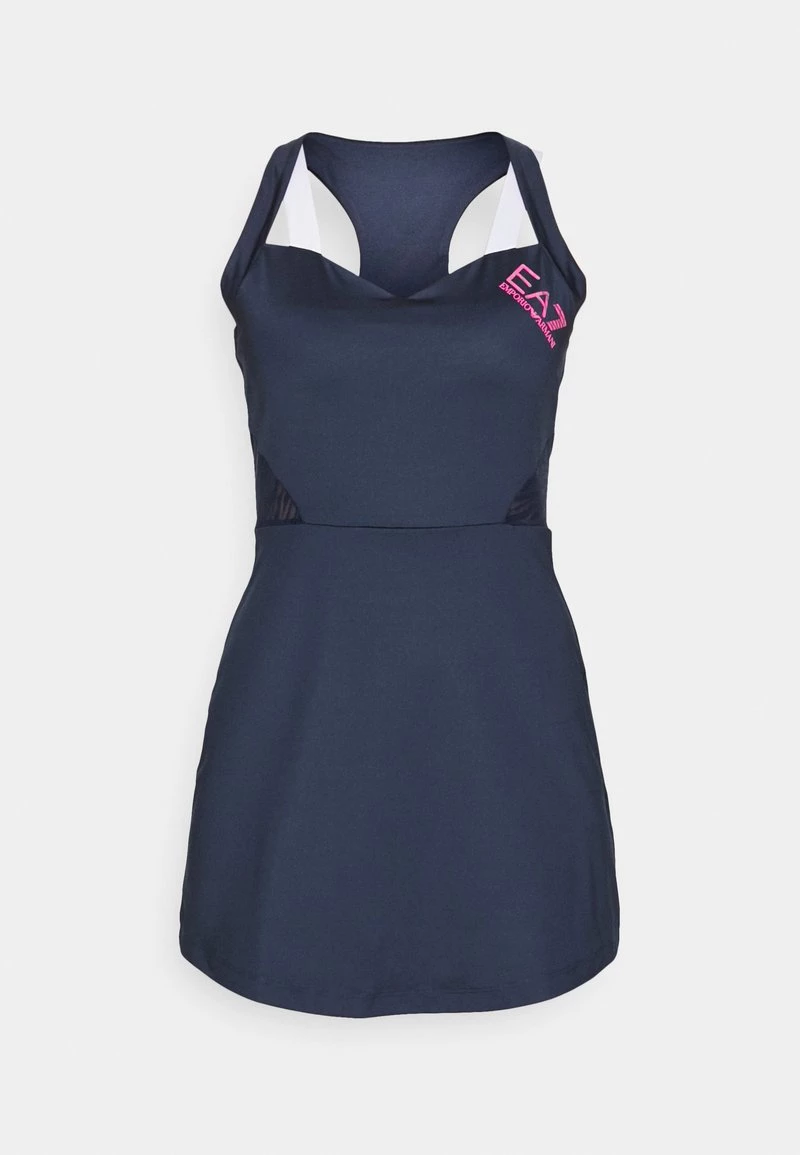 EA7 Emporio Armani Femme TENNIS PRO DRESS Robe De Sport Blue Navy 6 EA7 Emporio Armani Femme TENNIS PRO DRESS Robe De Sport Blue Navy – Image 6
