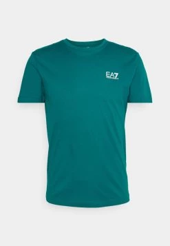 EA7 Emporio Armani Homme T Shirt Basique Green -EA7 Emporio Armani Soldes Magasin 2077f4744f394be8914265f7e1523b90