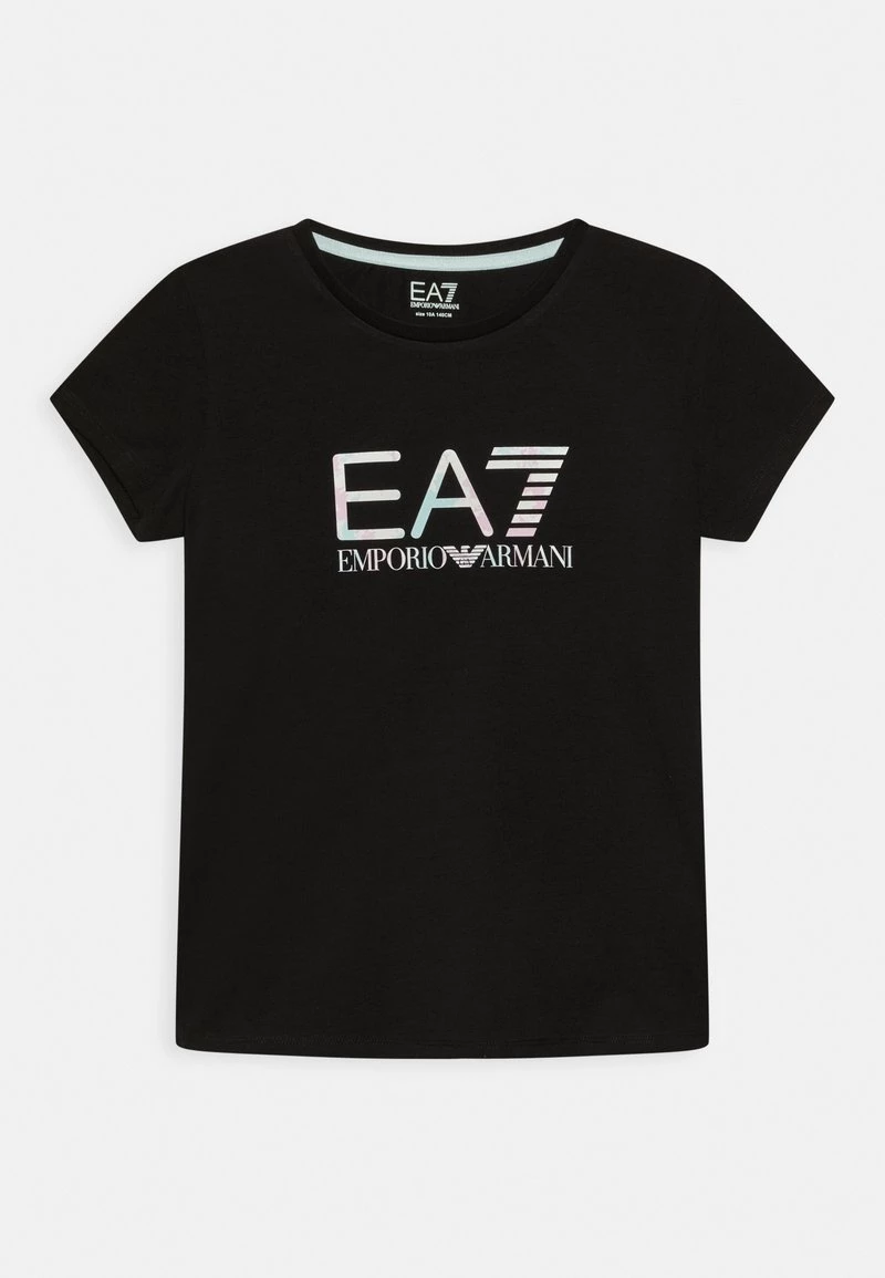 EA7 Emporio Armani Enfant T Shirt Imprimé Black 1 EA7 Emporio Armani Enfant T Shirt Imprimé Black