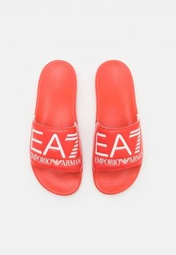 EA7 Emporio Armani Unisex VISIBILITY Mules Red -EA7 Emporio Armani Soldes Magasin 21a4eefc15b140cc896aa437a88b56c0