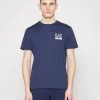EA7 Emporio Armani Homme T Shirt Imprimé Dark Blue