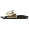 EA7 Emporio Armani Mules Shiny Gold/black Unisex