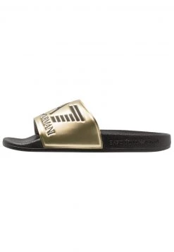 EA7 Emporio Armani Mules Shiny Gold/black Unisex