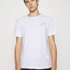 EA7 Emporio Armani T Shirt Imprimé White/black Homme