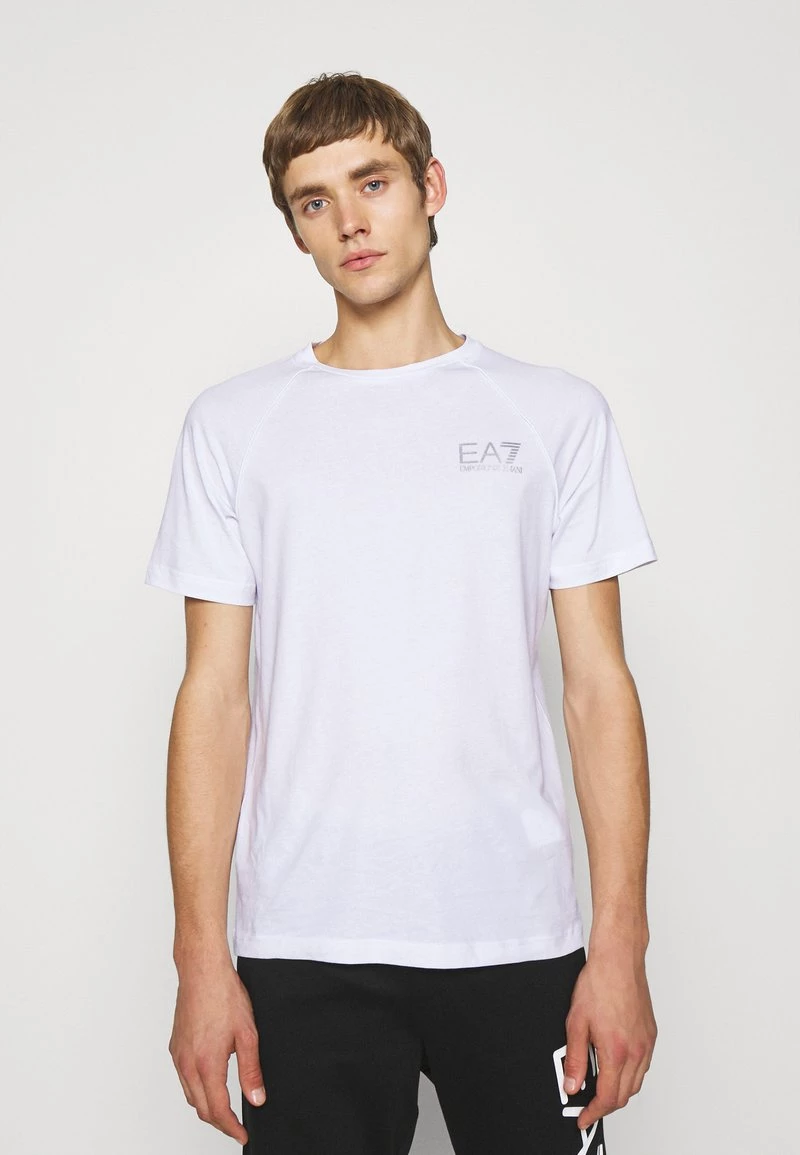 EA7 Emporio Armani T Shirt Imprimé White/black Homme 1 EA7 Emporio Armani T Shirt Imprimé White/black Homme