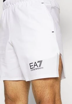 EA7 Emporio Armani TENNIS PRO Short De Sport Bianco Homme -EA7 Emporio Armani Soldes Magasin 256f754b64b34b76b526e1d04107117e
