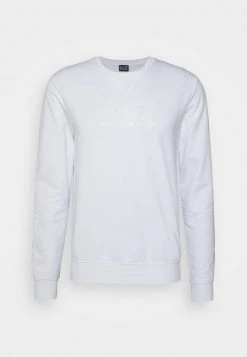 EA7 Emporio Armani Homme Sweatshirt White -EA7 Emporio Armani Soldes Magasin 270966cb3d8745968e11b48d72fb754a