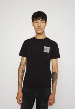 EA7 Emporio Armani Homme T Shirt Imprimé Black