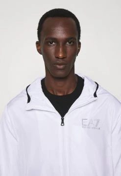 EA7 Emporio Armani Veste Légère White/black Homme -EA7 Emporio Armani Soldes Magasin 278a32206a114cc387eded86e6dfc454