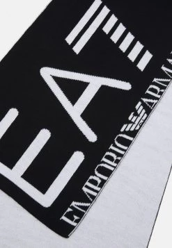 EA7 Emporio Armani UNISEX Écharpe Black -EA7 Emporio Armani Soldes Magasin 2a1eede8454a4b73be2806afd0137f9f