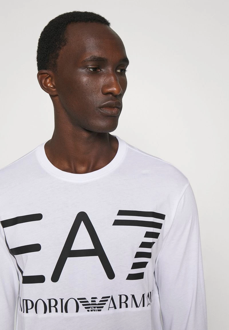 EA7 Emporio Armani Homme T Shirt à Manches Longues White/black 4 EA7 Emporio Armani Homme T Shirt à Manches Longues White/black – Image 4