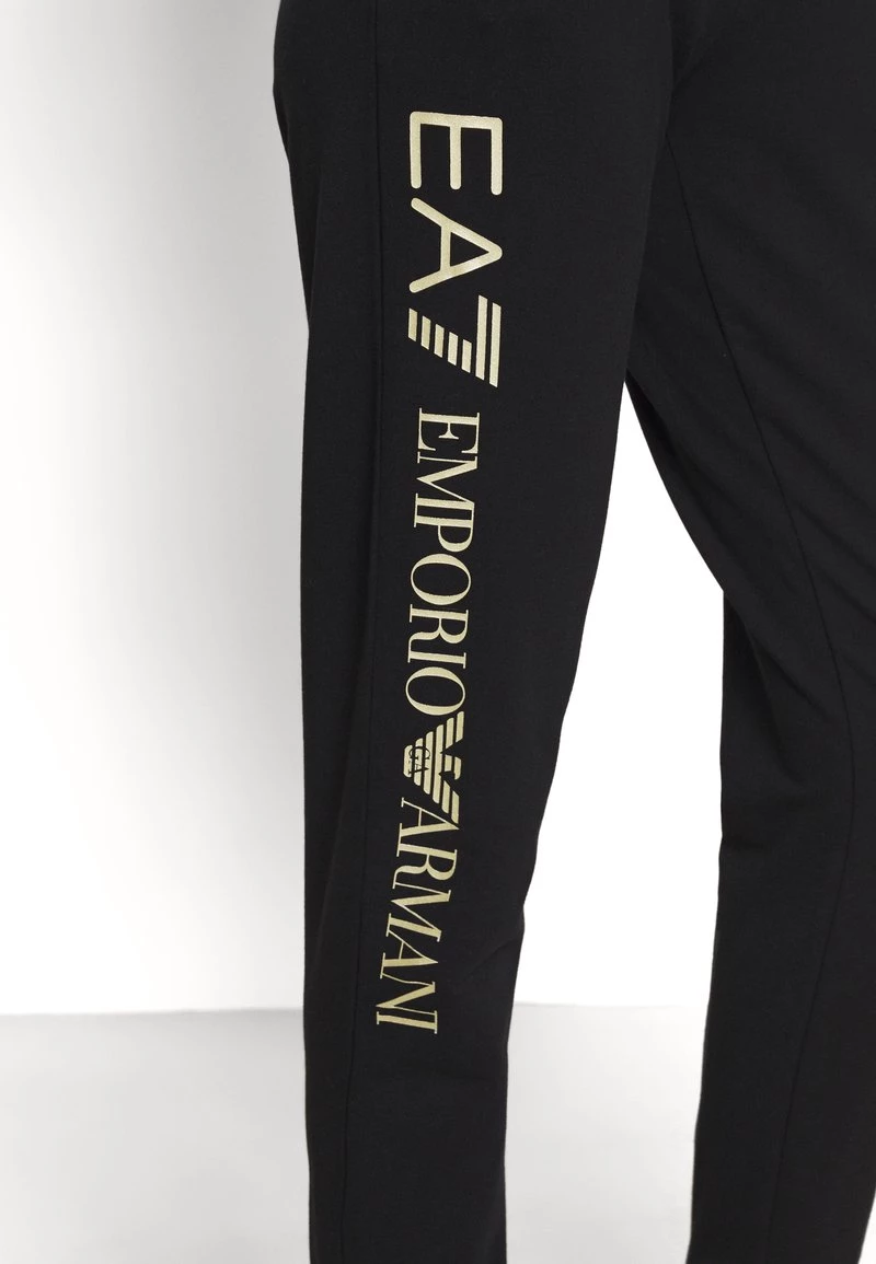 EA7 Emporio Armani Femme Pantalon De Survêtement Black/light Gold 4 EA7 Emporio Armani Femme Pantalon De Survêtement Black/light Gold – Image 4