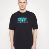 EA7 Emporio Armani T Shirt Imprimé Black Homme
