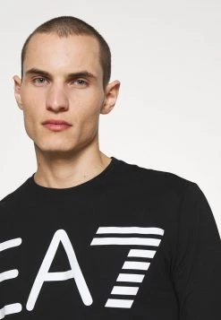EA7 Emporio Armani T Shirt à Manches Longues Black Homme -EA7 Emporio Armani Soldes Magasin 303d8e239439494d8138e6ff35709cf3