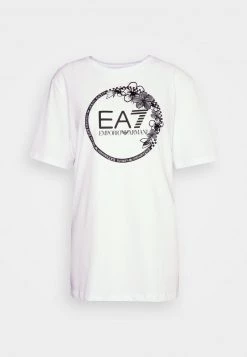 EA7 Emporio Armani T Shirt Imprimé White Femme -EA7 Emporio Armani Soldes Magasin 30c8fbe1ad8b464b848c3e83625c7538