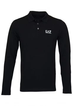 EA7 Emporio Armani LONGSLEEVE Polo Schwarz Homme