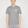 EA7 Emporio Armani Homme T Shirt Imprimé Grey