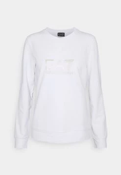 EA7 Emporio Armani Femme Sweatshirt White/light Gold