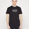 EA7 Emporio Armani T Shirt Imprimé Black Homme