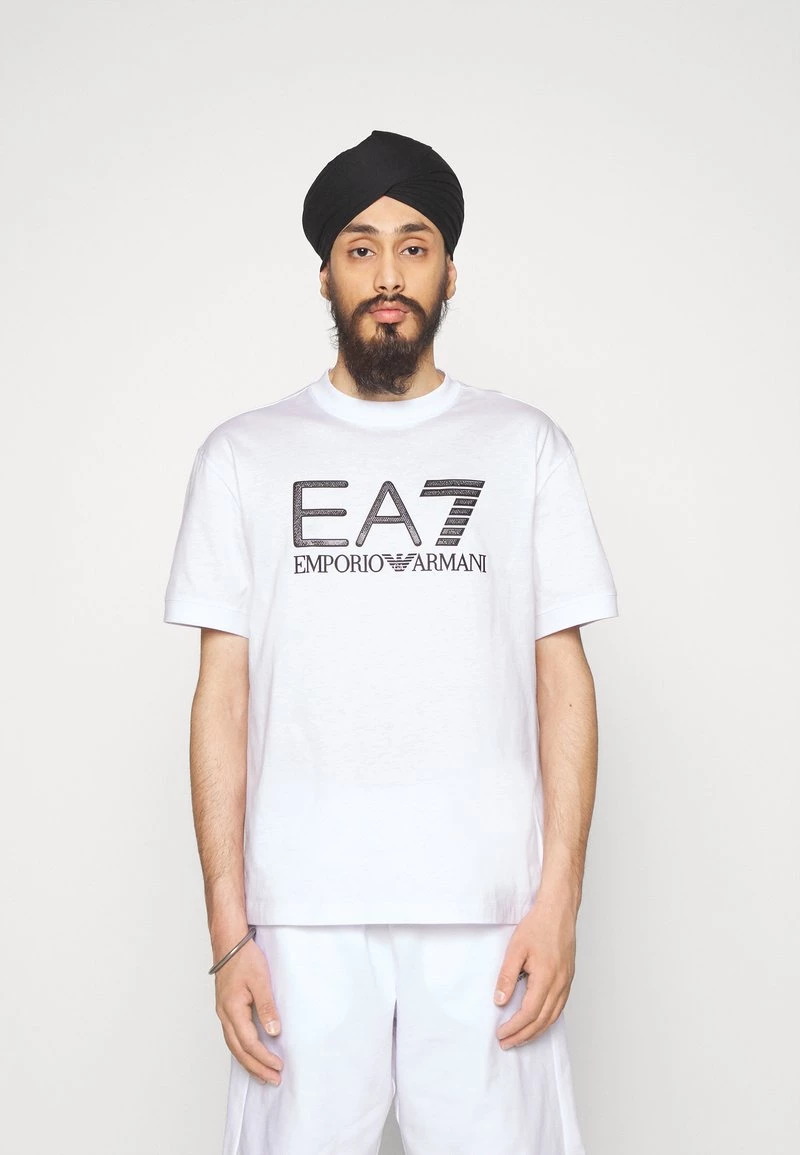 EA7 Emporio Armani Homme T Shirt Imprimé White 1 EA7 Emporio Armani Homme T Shirt Imprimé White