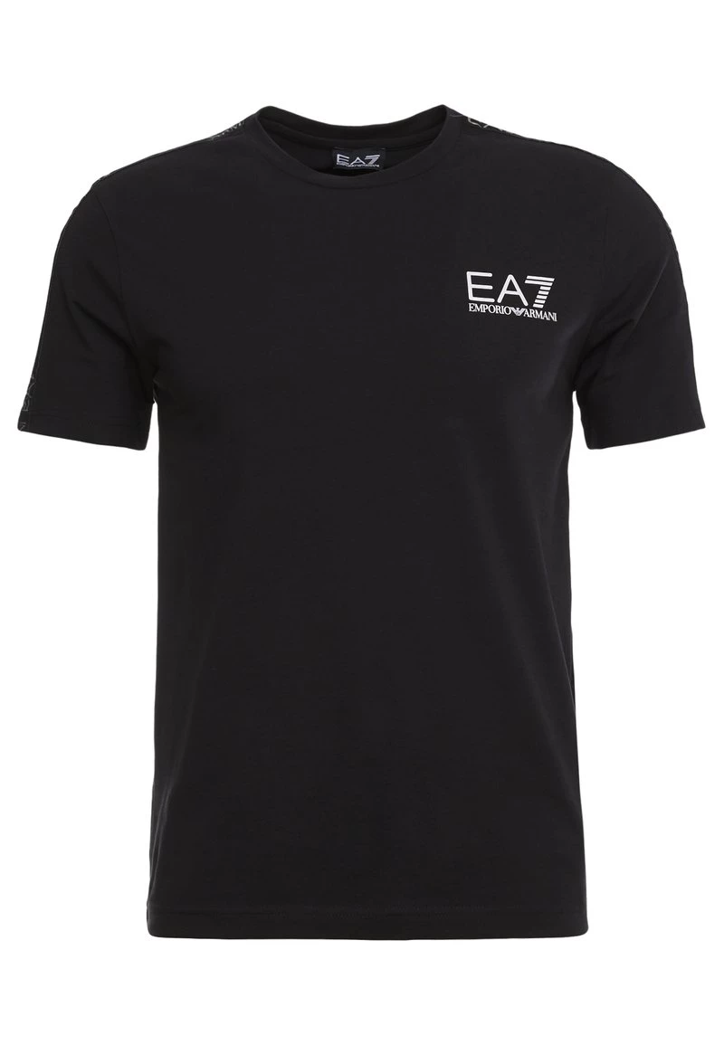 EA7 Emporio Armani SIDE TAPE T Shirt Imprimé Black Homme 4 EA7 Emporio Armani SIDE TAPE T Shirt Imprimé Black Homme – Image 4