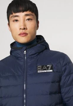 EA7 Emporio Armani Homme Doudoune Dark Blue/silver Coloured -EA7 Emporio Armani Soldes Magasin 3af32e657ee84d05bd694cf84f70039a