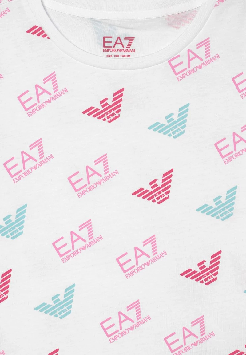 EA7 Emporio Armani T Shirt Imprimé White Enfant 3 EA7 Emporio Armani T Shirt Imprimé White Enfant – Image 3