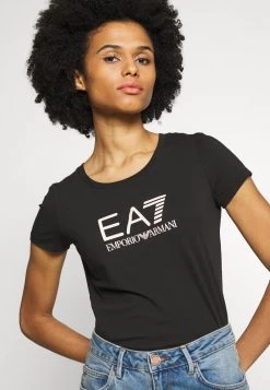 EA7 Emporio Armani T Shirt Imprimé Black/peach Femme 9 EA7 Emporio Armani T Shirt Imprimé Black/peach Femme -EA7 Emporio Armani Soldes Magasin 3d5de2b7eb964b2588160f9716754e20