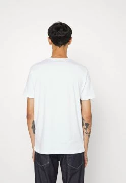 EA7 Emporio Armani T Shirt Imprimé White/silver Coloured Homme -EA7 Emporio Armani Soldes Magasin 3db8b14c96b44051bc898e8cc9ad68a3