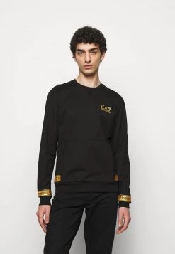 EA7 Emporio Armani Sweatshirt Black/gold Homme