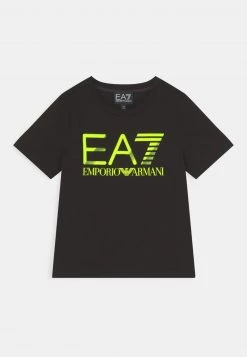 EA7 Emporio Armani Enfant T Shirt Imprimé Black