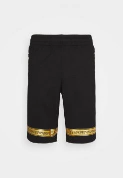 EA7 Emporio Armani Short Black/gold Homme -EA7 Emporio Armani Soldes Magasin 3f63adce0d094f70851683aa89d772dc